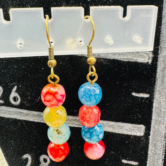 4 Piece Pearl And Bead Necklace, Bracelet, And Earrings Set - Picture 6 of 7